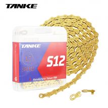 TANKE Bicycle 11-12 Speed Chain 128 Links MTB Road Bike Variable Speed Chains Magic button High Quality Current Cycling Accessor