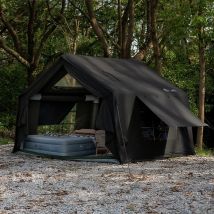 Großes automatisches aufblasbares Zelt für den Außenbereich, verdickt, über Nacht belüftet, Campingausrüstung, schnell öffnende, wasserdichte, tragbare Zelte