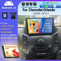 Android 15 wifi + 4G Carplay Auto Radio Für Chevrolet Orlando 2009-2012 Navigation GPS Video Player stereo Multimedia Kopf Einheit DVD