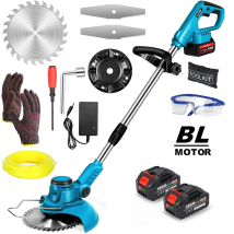 Tosaerba elettrico senza spazzole da 8 pollici 36000 giri/min Tagliaerba a batteria Lunghezza regolabile Utensile da taglio da giardino per batteria Makita 18V