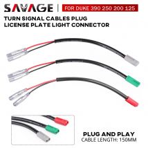 Für DUKE 390 250 200 125 Blinker Kabel Adapter Stecker Kennzeichen Licht Draht Führt Kabelbaum Stecker 390 Abenteuer RC 250