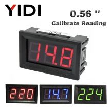 AC 30-500V AC 0-600V 0.56 ''Digital Voltmeter kalibrieren lesen DC 3,5-30V DC 0-100V Rot Grün Blau LED display spannung meter