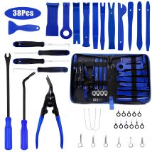 38 Pz Interni Auto Strumento di Smontaggio Pannello di Plastica Trim Temoval Kit Garage Strumento Fai Da Te Lame di Fissaggio Pinze Estrattore Set