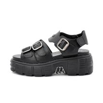 U-DOUBLE 2024 Damen-Sandalen, Plattform, Punk-Stil, Sommer-Damenschuhe, Clip-Toe, römische High-Heel-Hausschuhe