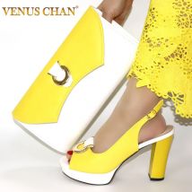 Neue Ankunft Italienische Schuhe mit Passenden Taschen Set Verziert mit Strass Frauen Schuhe und Taschen Zu Entsprechen Set Italien Party pumpen