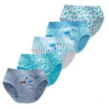 5 Pz/set Dinosauri Del Fumetto Biancheria Intima Per Bambini Ragazzi Mutandine di Cotone Traspirante Per Bambini Mutandine Slip Assorbenti Ragazzi Triangolo Boxer
