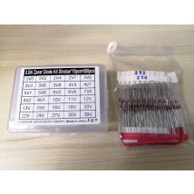 0,5 W Zenerdioden-Kit 2V-39V 30 Werte * 10 stücke = 300 stücke Spannungs regler 2.2/2.4/2.7/3/3.3/3.6/3.9/4.3/4.7/5.1/5.6/6.2/6.8/v