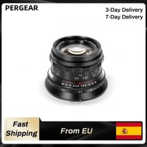 PERGEAR 35mm F1.4 Obiettivo con messa a fuoco manuale full-frame per fotocamere Sony E Canon RF Nikon Z con attacco L A7 A7II A7III A7R A6000 A6600 A6100