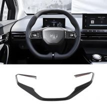 Für MG4 MG4 EV 2024 2023 2022 Carbon Faser Stil Lenkrad Trim Abdeckung Auto Zubehör