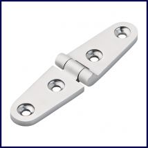 1Pcs Marine 316 Stainless Steel 103x27mm Heavy Duty Cast Boat Door Strap Hinge 6 Holes Mirror Polish