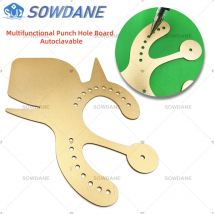 1pc New Dental Rubber Dam Punch Hole Positioning Board Multifunctional Barrier Template Rubber Dam Template Tool Lab Instrument