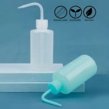 Bottiglie di acqua da spremere sfuse da 250 ml per liquidi con bocca stretta e scala per strumenti di irrigazione per bottiglie di risciacquo, irrigazione delle piante