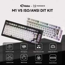 Akko MonsGeek M1 V5 teclado mecánico multimodo Barebone Kit a través de 75% 3/5 pines personalizado intercambio en caliente RGB junta de desmontaje rápido