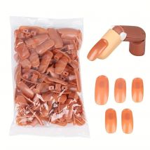 100 stücke Transparent Professionelle Ausbildung Falsche Nagel Tipps Ersatz Gefälschte Nagel Einstellbare Unterstützung Modell Ausbildung Display-Tool