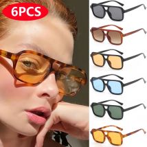 3 stücke/6 stücke Neue Parallel Bars Vielseitige Sonnenbrille Retro Fashion Outdoor Sonnenbrille Reiten UV Schutz Brillen Weibliche