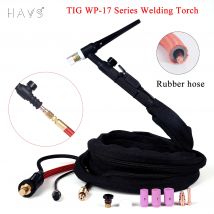 Wp17 wp17fv wp17f WIG-Schweiß brenner gas elektrisch integrierter roter Gummis ch lauch 4m 35-50