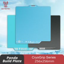 Piastra di stampa BIQU Panda con rivestimento CryoGrip, anti-intasamento, 256x256mm, in acciaio armonico, testurizzata su entrambi i lati, per stampanti 3D BambuLab P1 X1 X2D