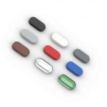 MOC 10PCS Puzzle Partikel 1126 Runde 1x2 Oval Blöcke Ziegel Kit Reifen Bord Panel Partikel Puzzle idee Spielzeug Kind Geschenke Dropshipping