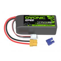 Batteria Lipo Ovonic 3S 3600mah 3S 50C 11.1V Confezione con spina XT60 e EC3 per camion RC aereo RC Quadcopter elicottero