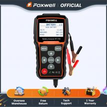 Foxwell BT705 Analizzatore di salute della batteria per auto 12V 24V Test del sistema di ricarica a avviamento per tester di carico della batteria resistente 100-2000CCA