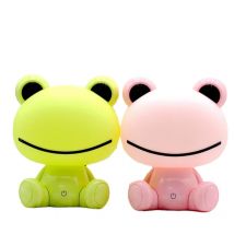 Modern Cute Animal Night Lights for Baby Children's Room Pink Green Frog Lamp Christmas Gift Bedroom Beside Deco USB Night Light