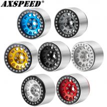 AXSPEED 4PCS 1.9 "Beadlock Cerchione Esteso 35mm Mozzi Ruote per 1/10 RC Crawler Auto Axial SCX10 Wraith TRX4 TRX6 D90 4WD