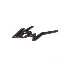 3D Nero Lucido 16V auto emblema distintivo logo decalcomania adesivo auto per volkswagen cadillac chrysler BMW Porsche Galibier