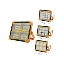 USB Rechargeable LED Solar Flood Light with Magnet Strong Light Portable Emergency Camping Tent Lamp Work Repair Lighting