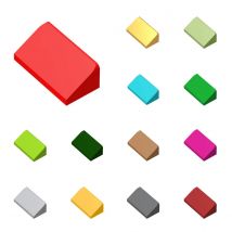 50 pz 85984 Tie Slope 30 1x2x2/3 Building Block Giocattolo Accessori Compatibili FAI DA TE MOC Regalo ad alta tecnologia