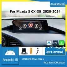 Für Mazda 3 CX-30 2020-2024 10,25 bildschirm Android 15 Octa Core 1920*720 Auto Android Bildschirm multimedia Android Navigation Radio