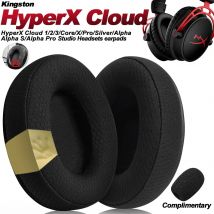 Replacement Foam Ear Pads for HyperX Cloud 123 Alpha, II,III,Stinger,Silver,Core,X,S,Pro Headphones memory foam Earpads Protein