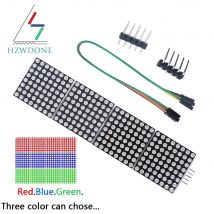 HZWDONE MAX7219 Dot Matrix Modul Steuerung Single Chip Mikrocomputer Modul 4-in-1 Display 5P Linie