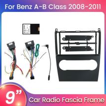 Für Mercedes Benz B200 A B Klasse W169 A160 A180 A200 A220 2008 2009 - 2012 Audio Front Platte 2 Din fascia Lünette Frontplatte Adapter