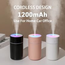 Bunte Tragbare Luftbefeuchter USB Aufladbare Wireless Home Auto Mini Luft Zerstäuber Aroma humidificador Ätherisches Öl Diffusor