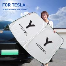 Para Tesla Model Y 3 2016-2022 2023 2024 parasol de coche cubierta de sombra de ventana delantera visera parabrisas parasol modelo 3 Y Accesorios