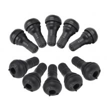 10Pcs Car Auto TR412 Wheel Snap In Tire Tyre Valve Stem Dust Cap Rubber Valve TR412 Tire Valve Stem
