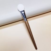 Pędzel do różu do włosów naturalnych, pędzel do rozświetlacza do twarzy, pędzle do makijażu cieni, naturalne włosie kozie, bronzer, profesjonalne niezbędne narzędzia kosmetyczne.