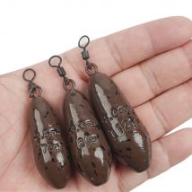 2.5OZ 3OZ 4OZ Drop shot Weights Carp Fishing weight sinker for Carp rigs Catfishing weights Surf Trolling fishing Tackle