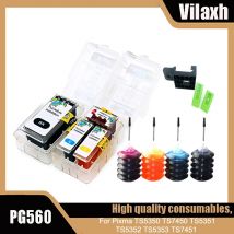 Ricaricabile PG560 CL561 560XL 561XL per Canon PG-560 CL-561 cartuccia di inchiostro per Canon Pixma TS5350 TS7450 TS5351 TS5352 TS5353
