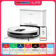 ILIFE A12 Pro Robot aspirador y trapeador combinado, navegación LIDAR, autocolección de polvo, succión de 3000 Pa, aplicación/control remoto