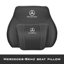 Embroidery Logo Car Seat Backrest Neck Pillow Waist Cushion For Mercedes AMG W204 W205 W206 W212 W213 W221 W222 W223 W176 W177