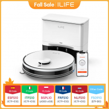 ILIFE A30 PRO 5000Pa, Robot odkurzający i Mop Combo, samoopróżnianie, 60-dniowa pojemność, aplikacja/pilot, 180 minut pracy