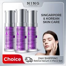 Siero antietà al retinolo NING 30 ml x 3 – Essenza notturna amichevole per riparare le rughe, rassodare e bagliore giovanile