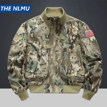 2024 Bomber jacke Herren Tarnung Luftwaffe ma 1 Jacke Stehkragen plus Größe Mantel Cargo jacke Herren bekleidung