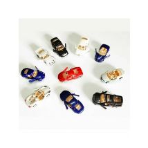 1/87 Scale 4D Plastic Assemble Car Scale Modern Cars Collection Puzzle Assembling Toys for Children 16 Kinds To Choose