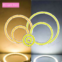 12V 2W 4W 6W 8W 10W 12W Angel Eye LED COB Lichtquelle 20mm 40mm 60mm 80mm 100mm 120mm Zubehör Geeignet DIY Glühbirne Weiß