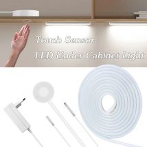 EU Stecker 12V Neon Streifen 1-5M Neon LED Streifen Touch und Hand Sweep Dimmer Schalter DIY für Home Küche Schrank Schrank Dekor Beleuchtung
