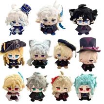 Stuffed Genshin Impact Plush Wriothesley Neuvillette Kaveh Xiao Furina Lyney Arlecchino Tighnari Dolls Bag Pendant Keychain Gift