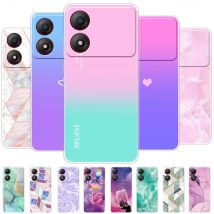 Für ZTE Blade A34 Fall Mode Klar Weiche Silikon Telefon Fällen Für ZTE Blade A54 A53 Klare Abdeckung Coque ZTE Blade A51 a52 Funda