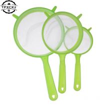 3 pezzi di plastica a maglia Fine Scoop colino succo colino da tè farina colino setaccio setaccio pasticceria strumenti di cottura accessori da cucina